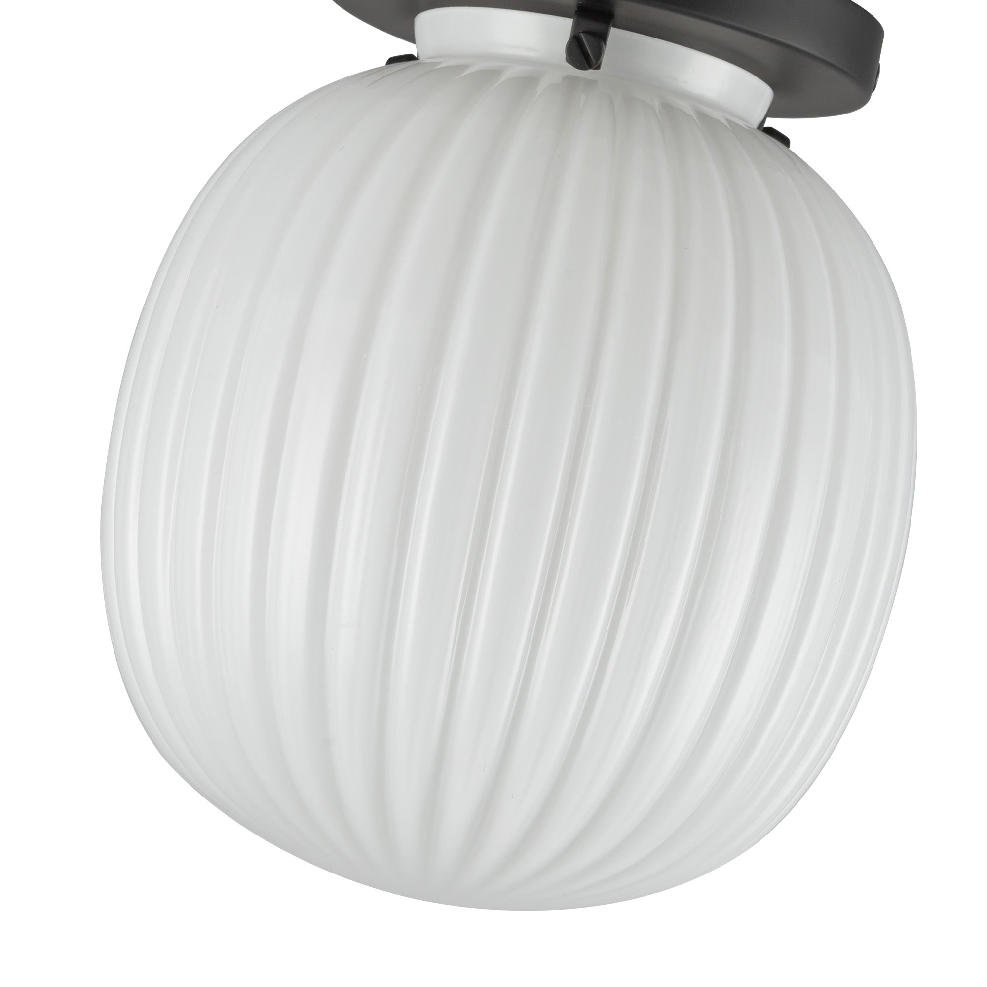 Cherise 7-in Steel Semi-Flush Mount