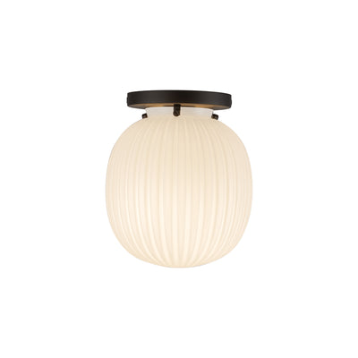 Cherise 7-in Steel Semi-Flush Mount