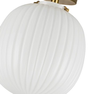 Cherise 12-in Steel Semi-Flush Mount