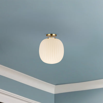 Cherise 12-in Steel Semi-Flush Mount