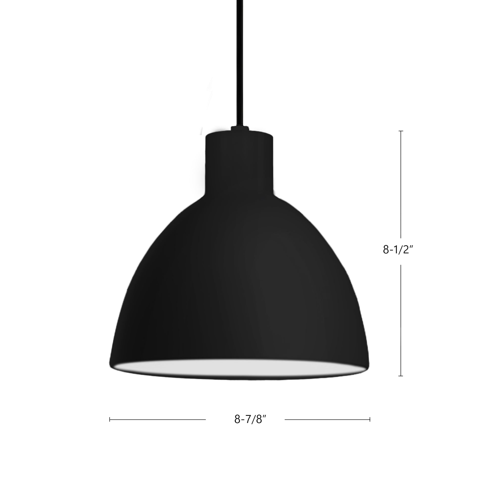 Chroma 9-in Steel Pendant
