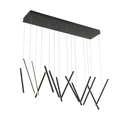 Chute 40-in Multi-Bar Linear LED Pendant