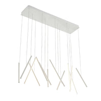 Chute 40-in Multi-Bar Linear LED Pendant