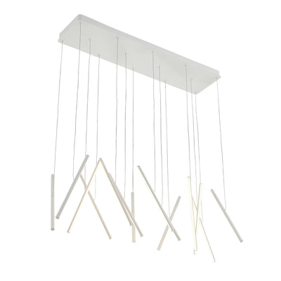 Chute 40-in Multi-Bar Linear LED Pendant