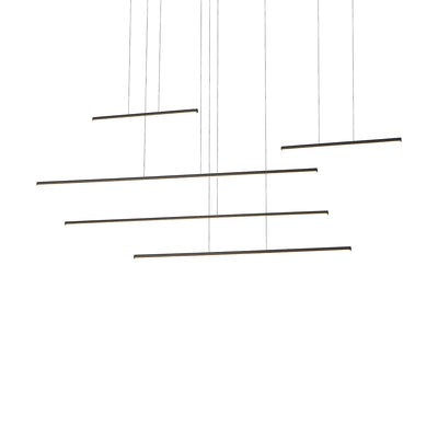 Chute Motion 60-in Aluminum Multi Pendant