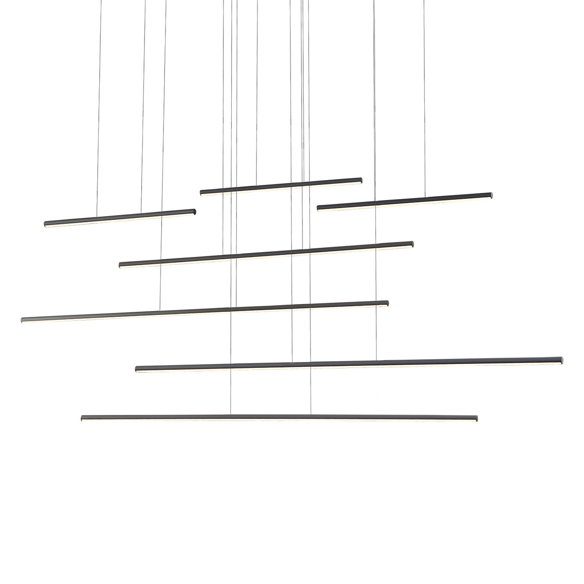Chute Motion 70-in Aluminum Multi Pendant