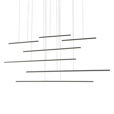 Chute Motion 70-in Aluminum Multi Pendant