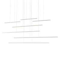 Chute Motion 70-in Aluminum Multi Pendant