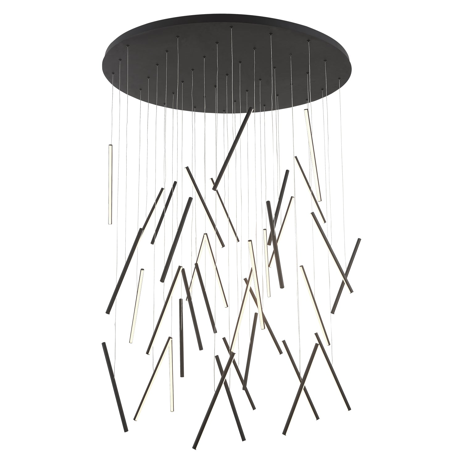 Chute 50-in Aluminum Multi Pendant