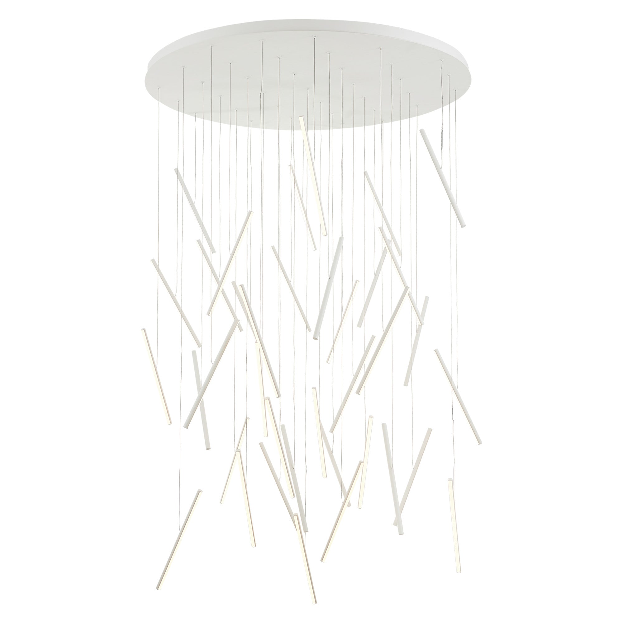 Chute 50-in Aluminum Multi Pendant