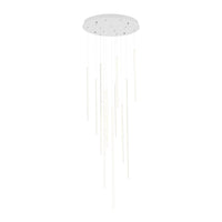 Chute 12 Head Aluminum Multi Pendant