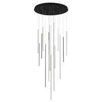 Chute 16 Head Aluminum Multi Pendant