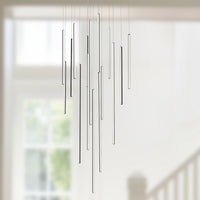 Chute 16 Head Aluminum Multi Pendant