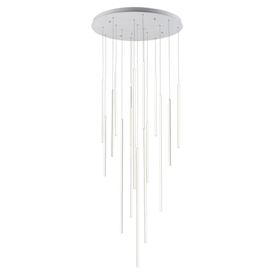 Chute 16 Head Aluminum Multi Pendant