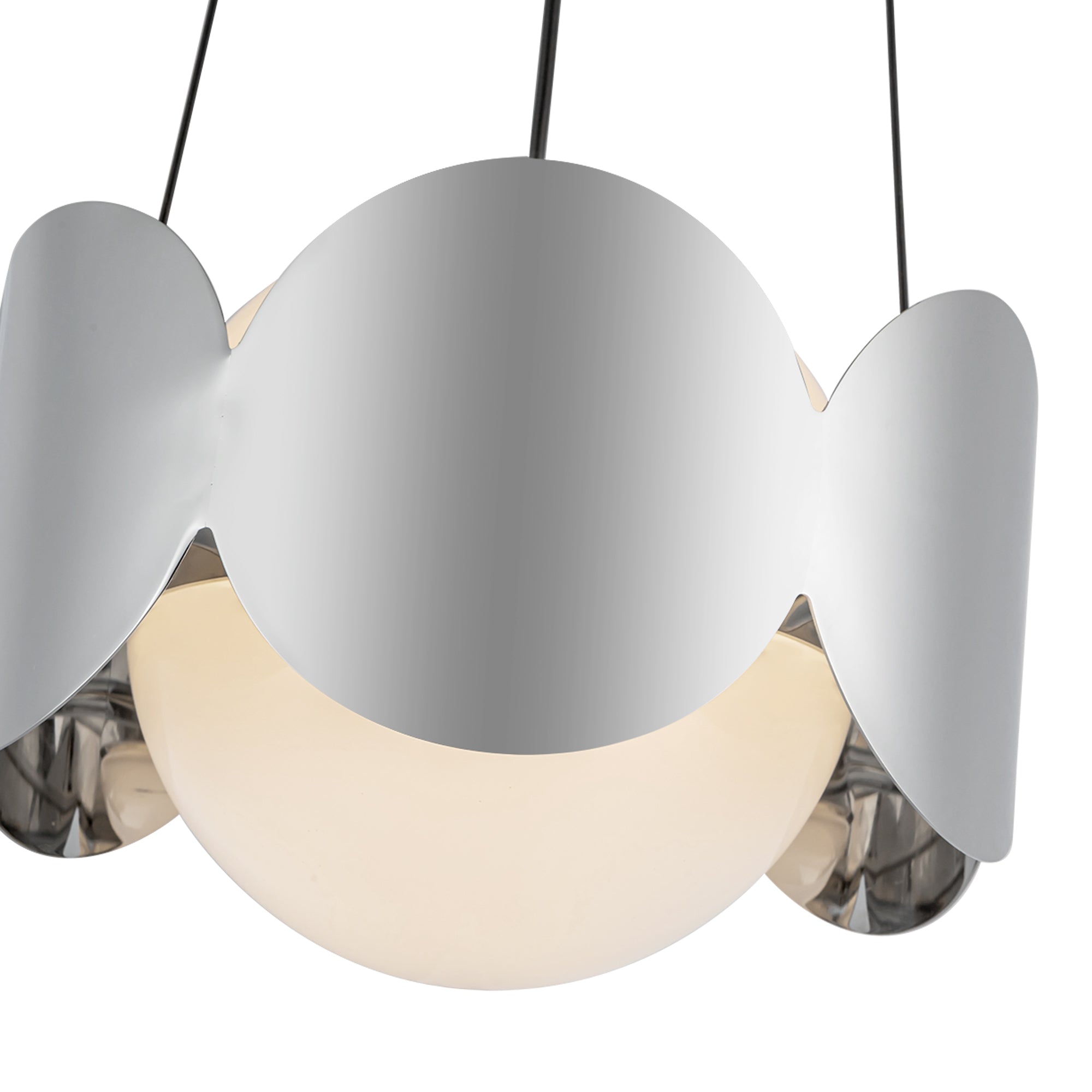 Ciel 10-in Steel Chandelier