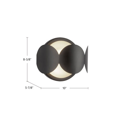 Ciel 10-in Steel Wall Sconce