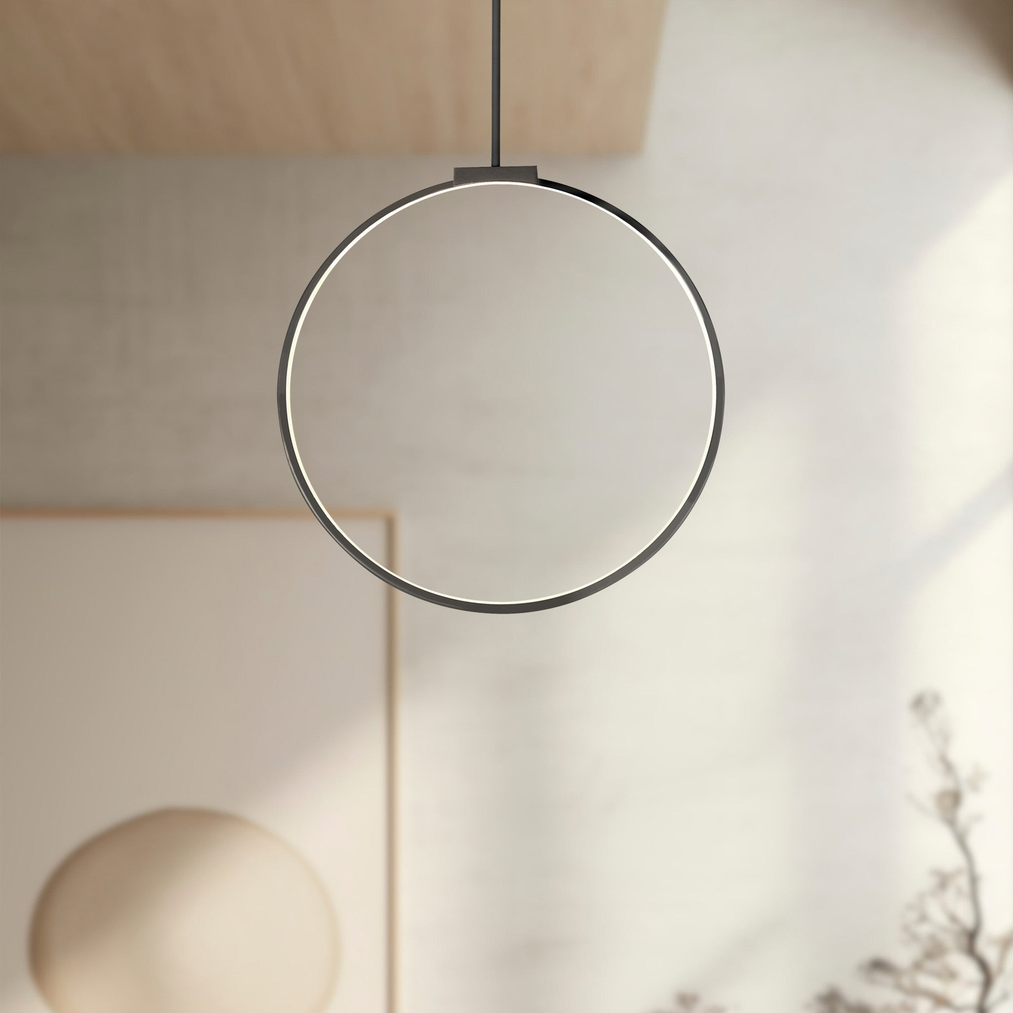 Cirque 24-in Aluminum Pendant