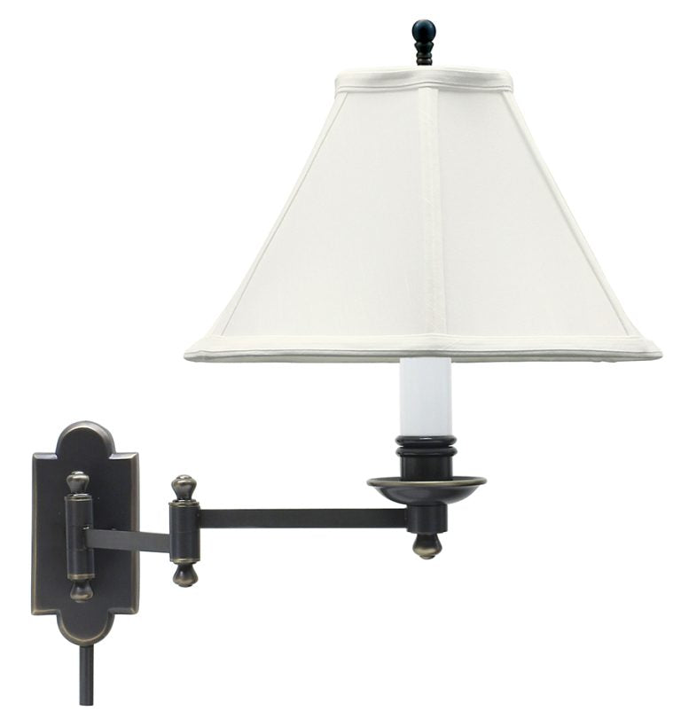 13-inch Club Oil Rubbed Bronze Wall Swing Lamp