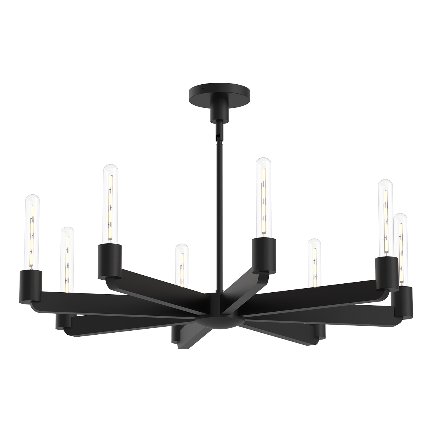 Claire 32-in Steel Chandelier