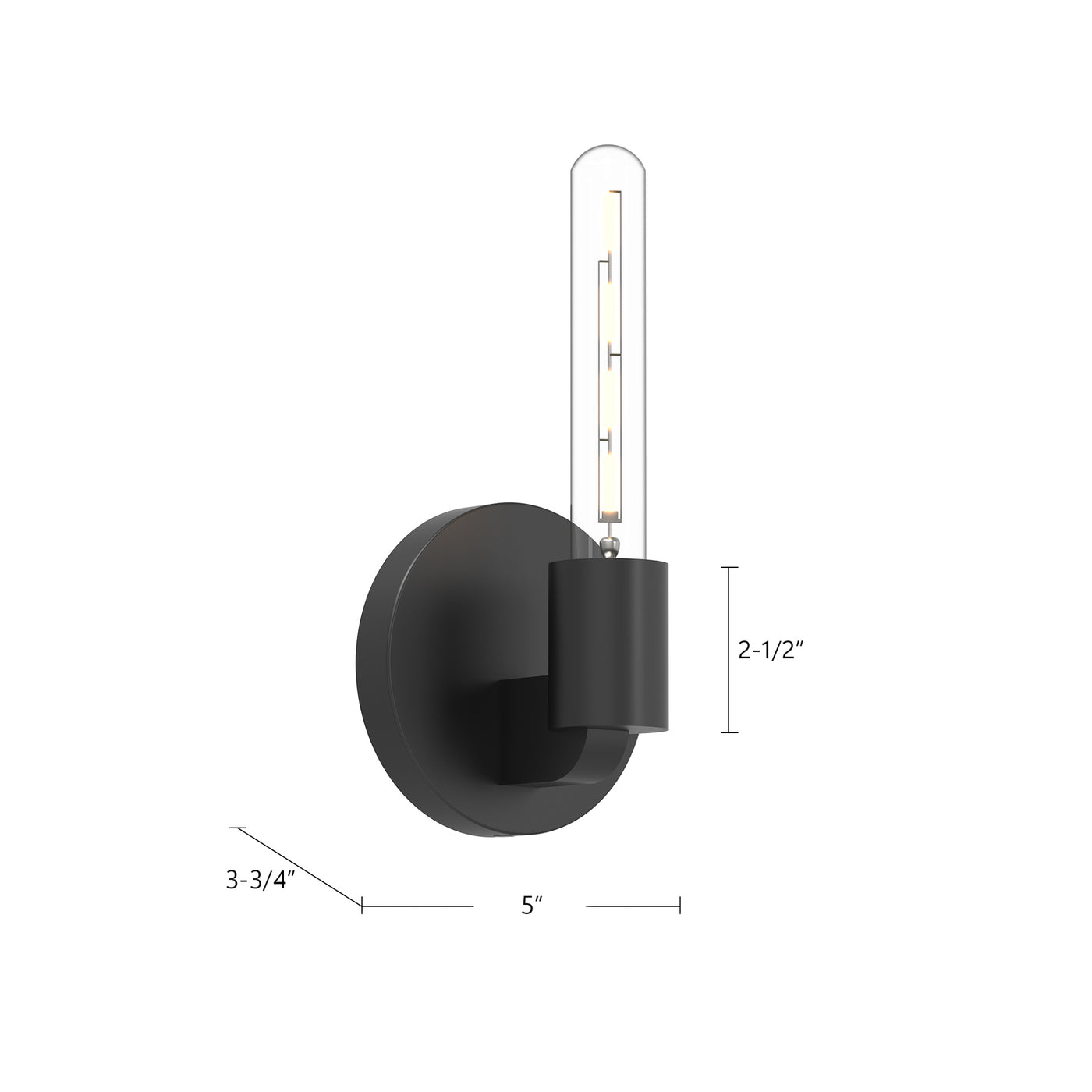 Claire 5-in 1 Light Steel Vanity Light