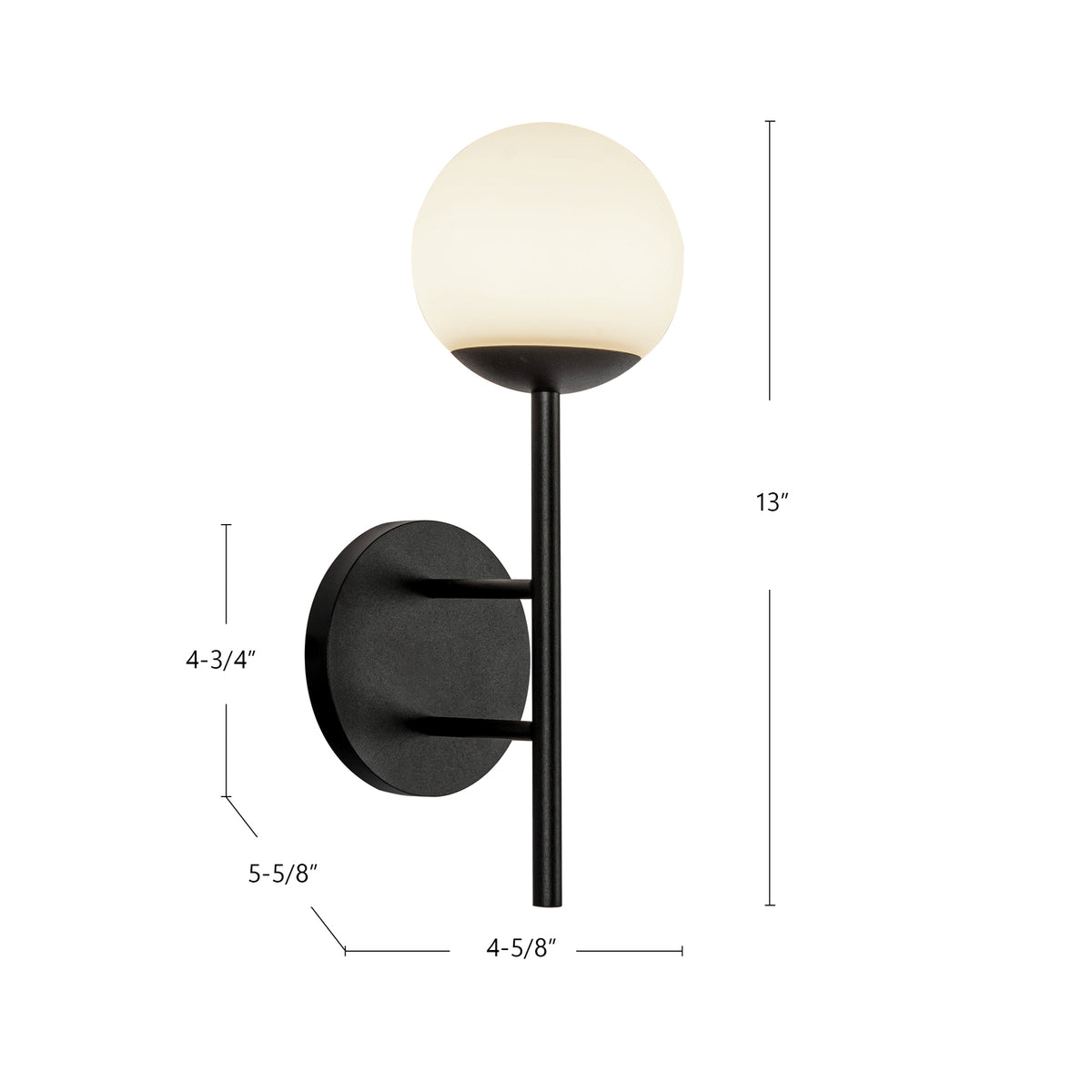 Claremont 13-in Aluminum Outdoor Wall Light