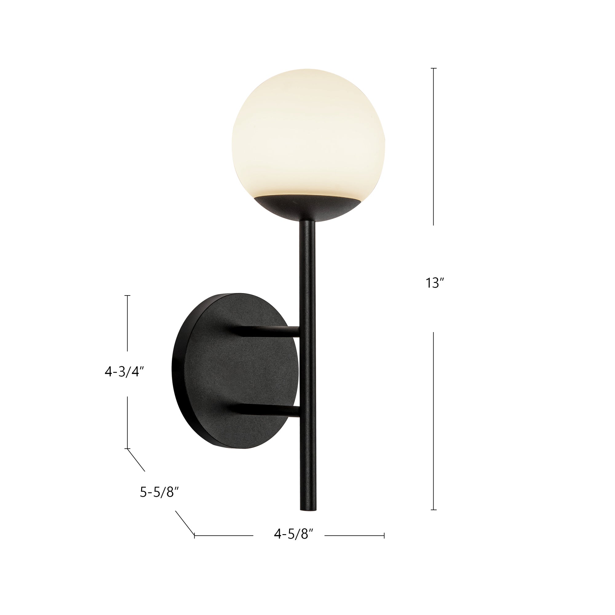 Claremont 13-in Aluminum Outdoor Wall Light