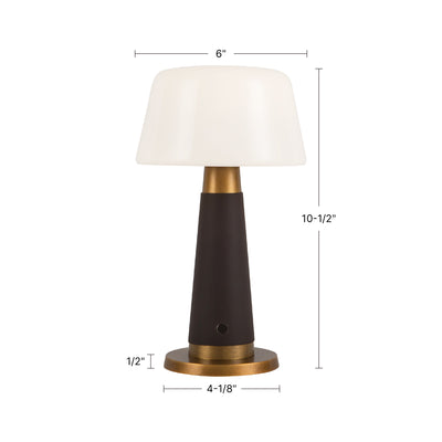 Clemence 11-in Steel Table Lamp