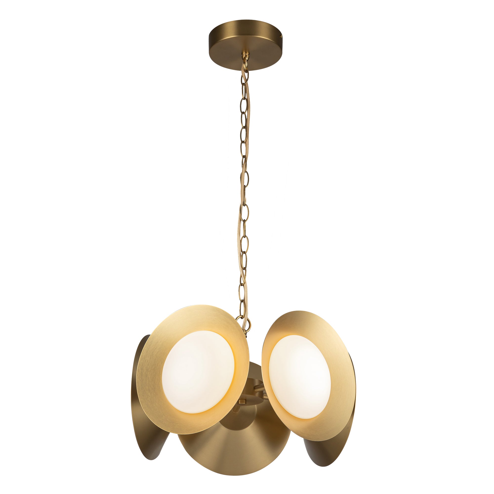 Cleo 16-in Steel Chandelier