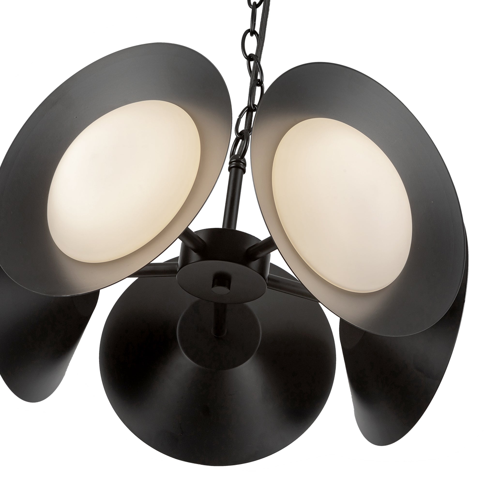 Cleo 16-in Steel Chandelier