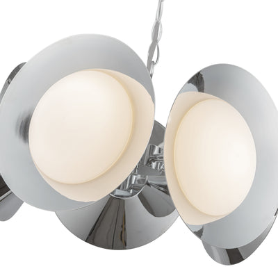 Cleo 16-in Steel Chandelier