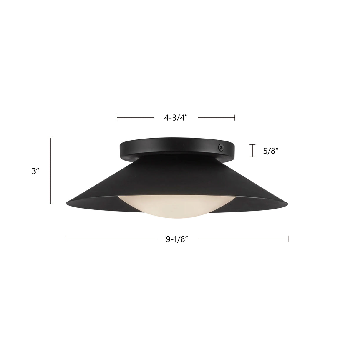 Cleo 9-in Steel Wall Sconce