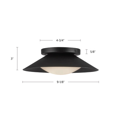Cleo 9-in Steel Wall Sconce