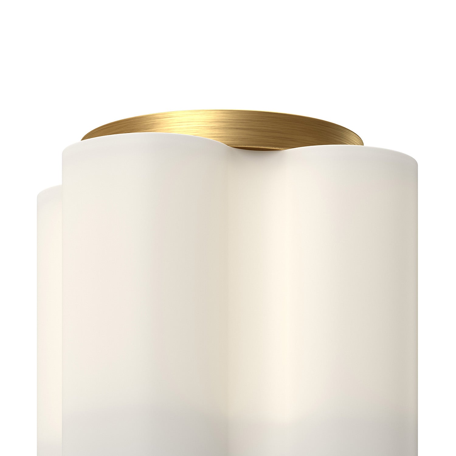 Clover 9-in Aluminum Flush Mount
