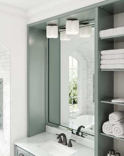 Clover 9-in Aluminum Flush Mount