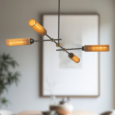 Colby 52-in Steel Linear Pendant