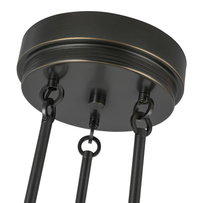 Colette 23-in Steel Chandelier