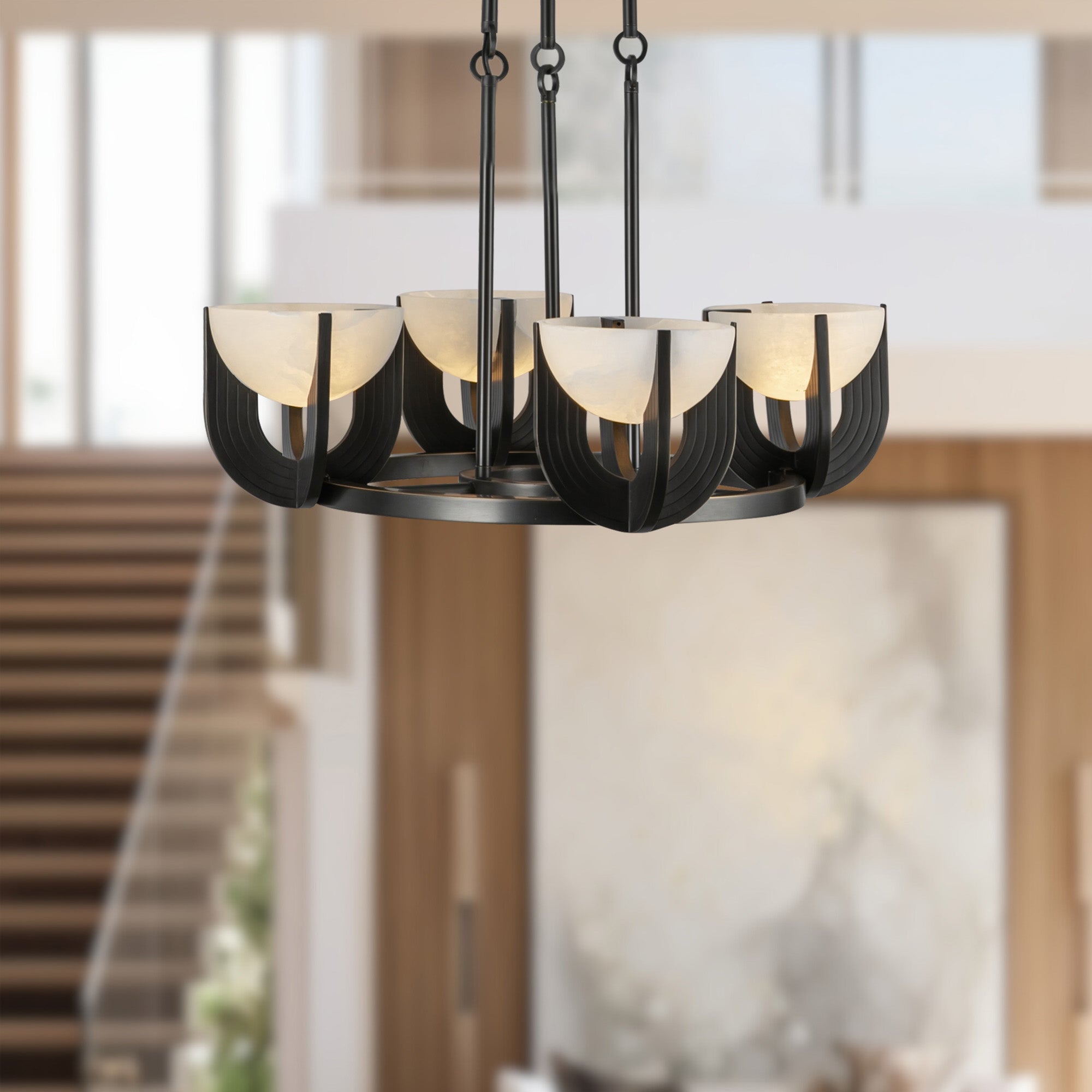 Colette 23-in Steel Chandelier