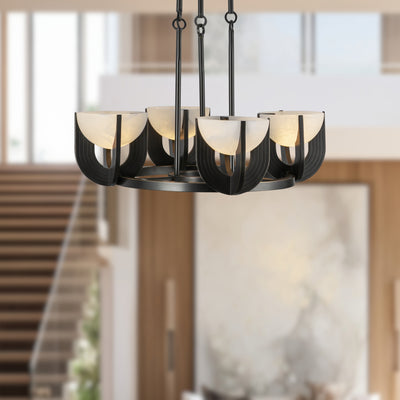 Colette 23-in Steel Chandelier