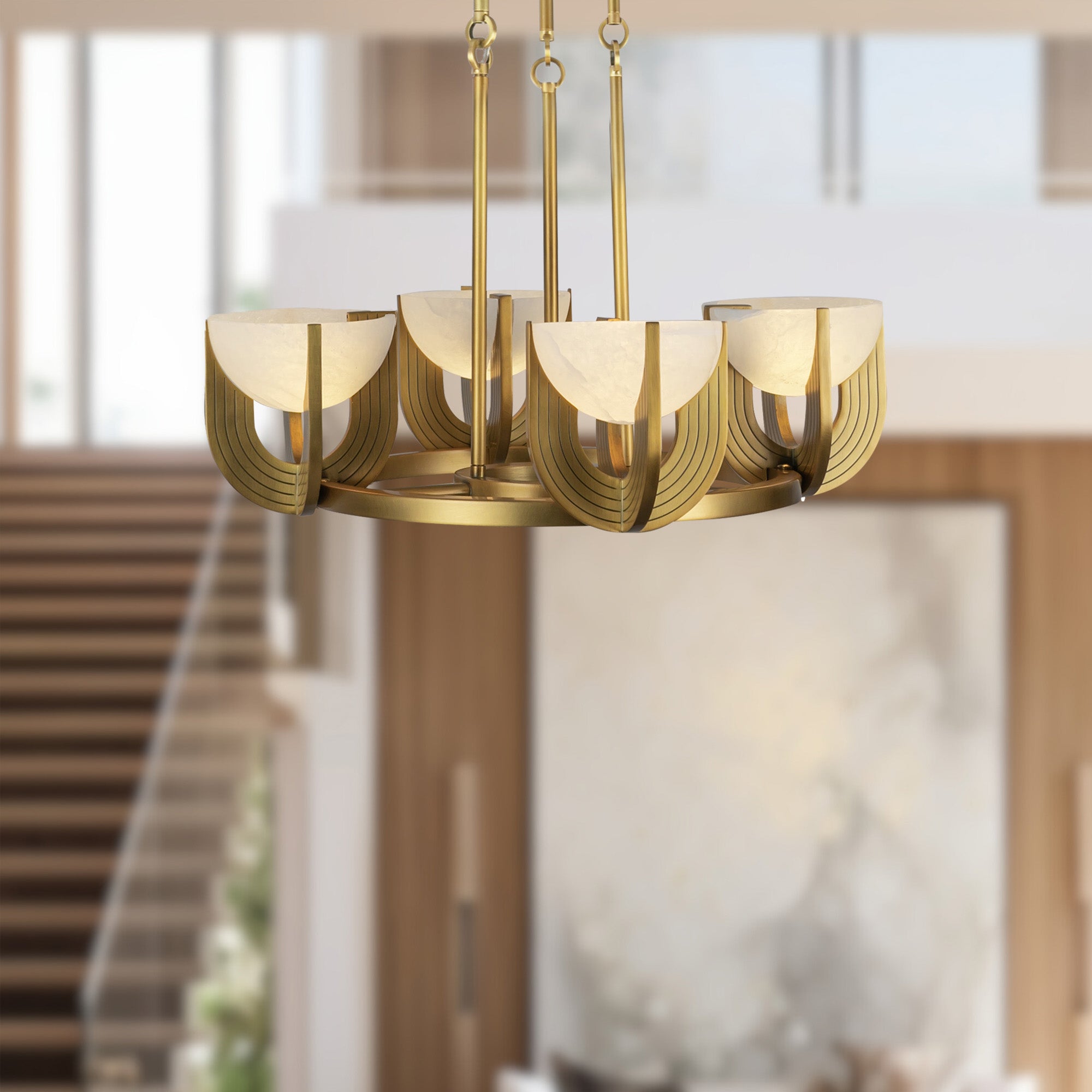 Colette 23-in Steel Chandelier