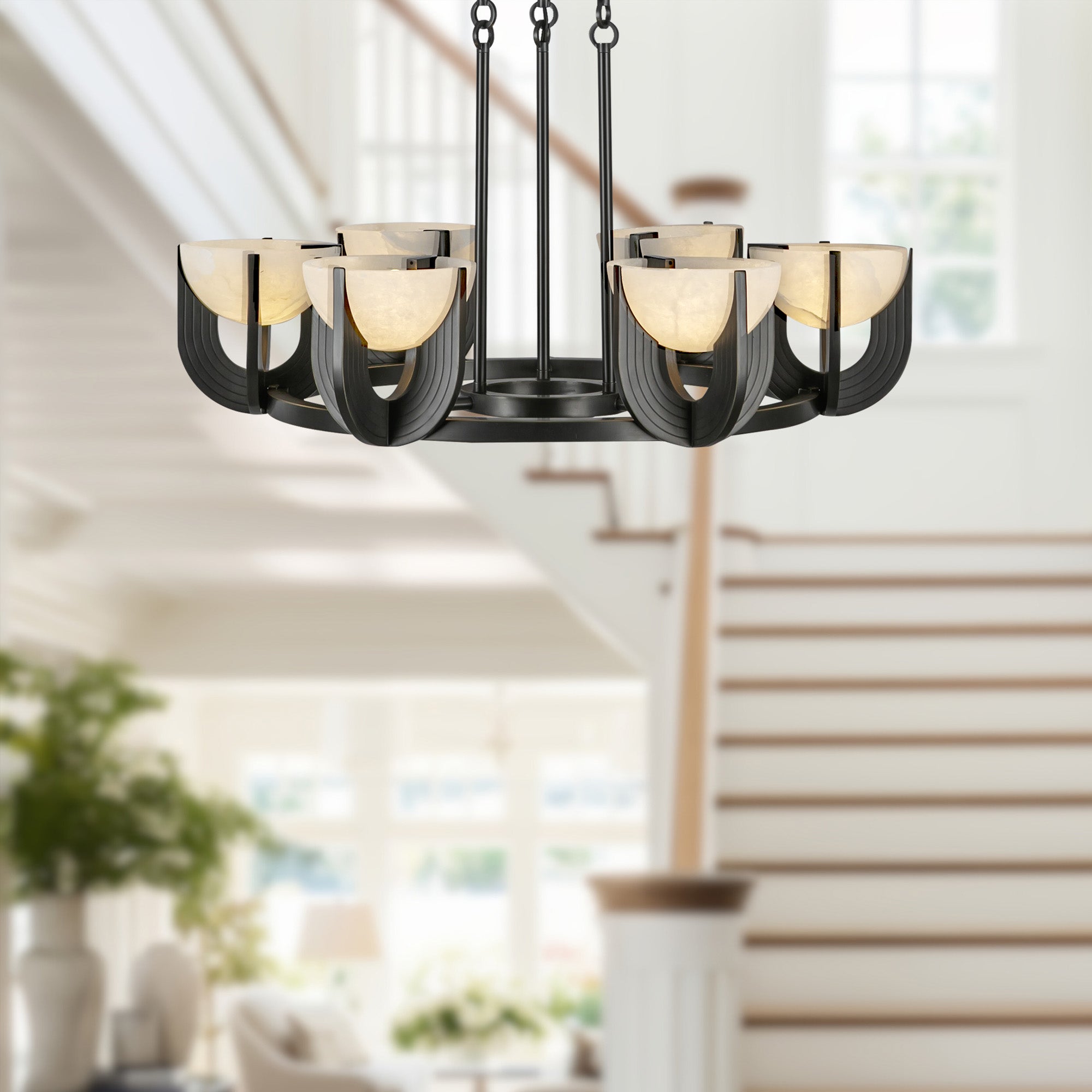 Colette 27-in Steel Chandelier