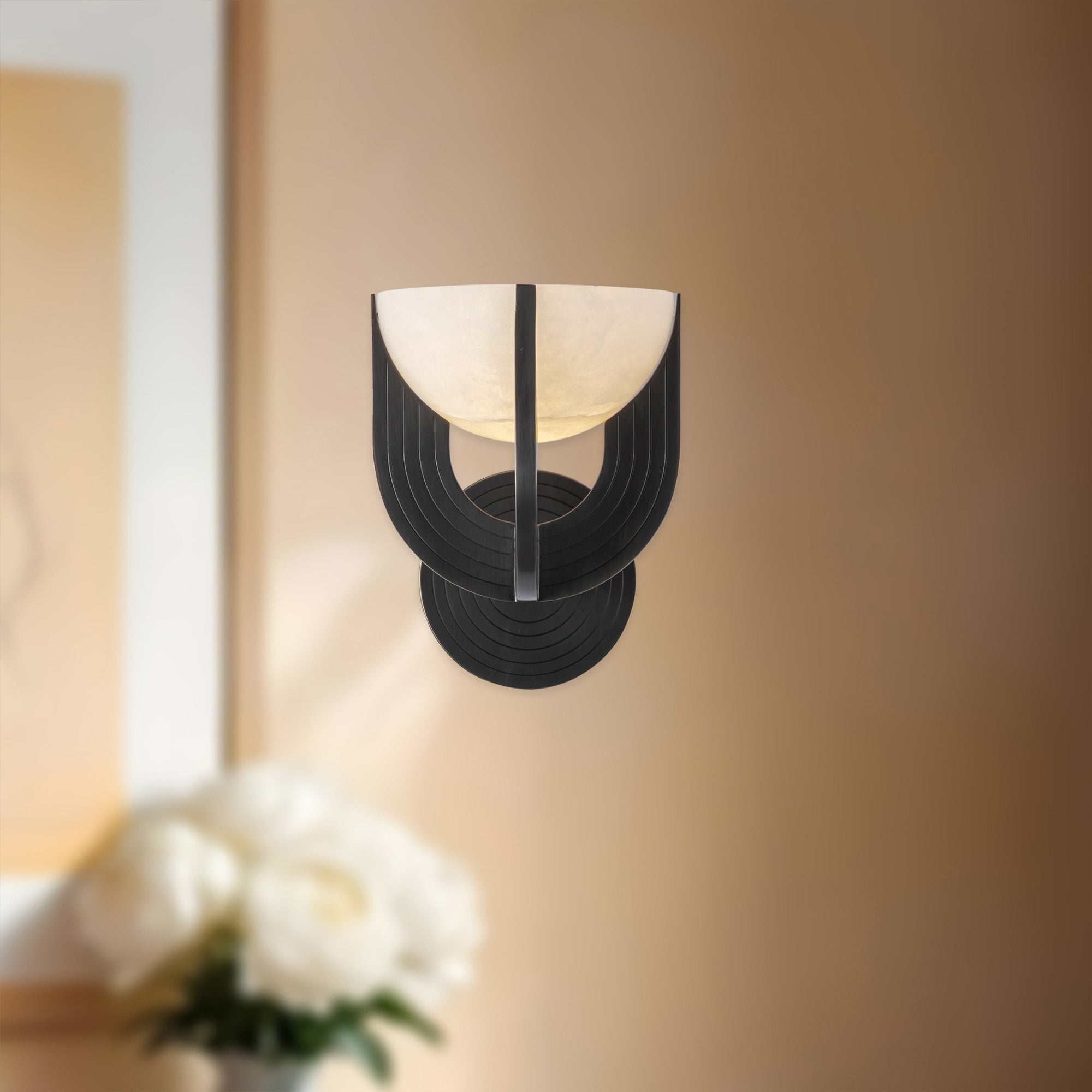 Colette 6-in Steel Vanity Light