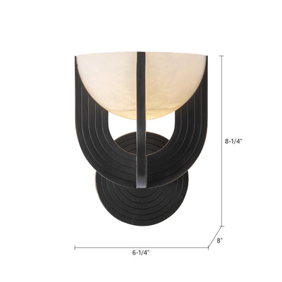 Colette 6-in Steel Vanity Light