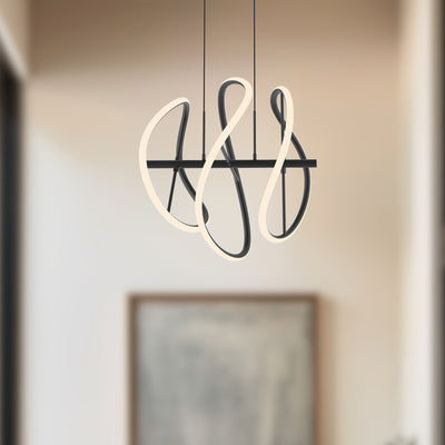Collide 16-in Aluminum Pendant