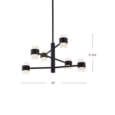 Copenhagen 24-in (3 Tier) Aluminum Outdoor Pendant