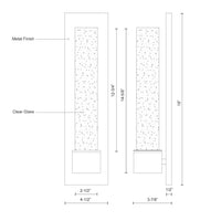 Copenhagen 12-in Aluminum Outdoor Wall Sconce
