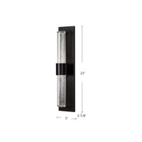 Copenhagen 18-in Aluminum Outdoor Wall Sconce