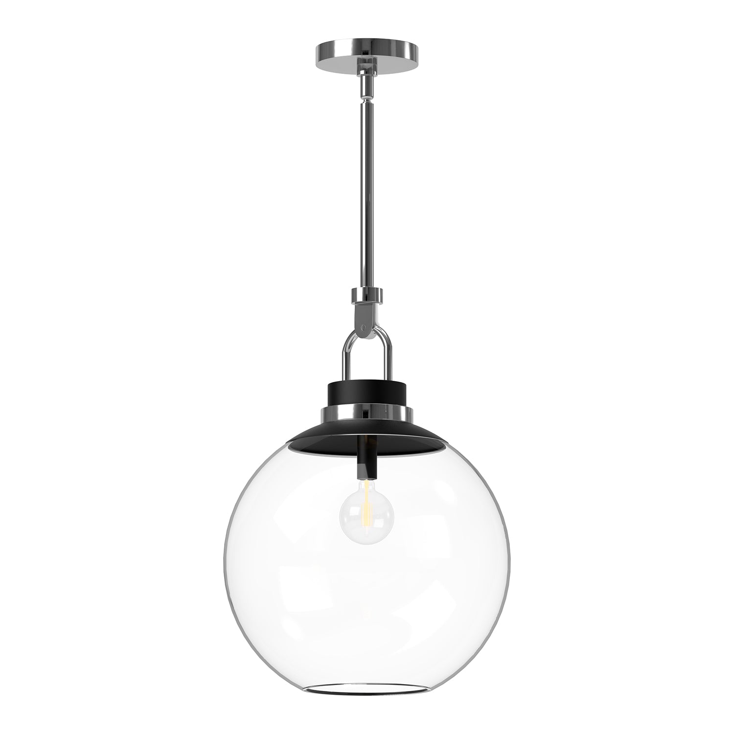 Copperfield 16-in Steel Pendant