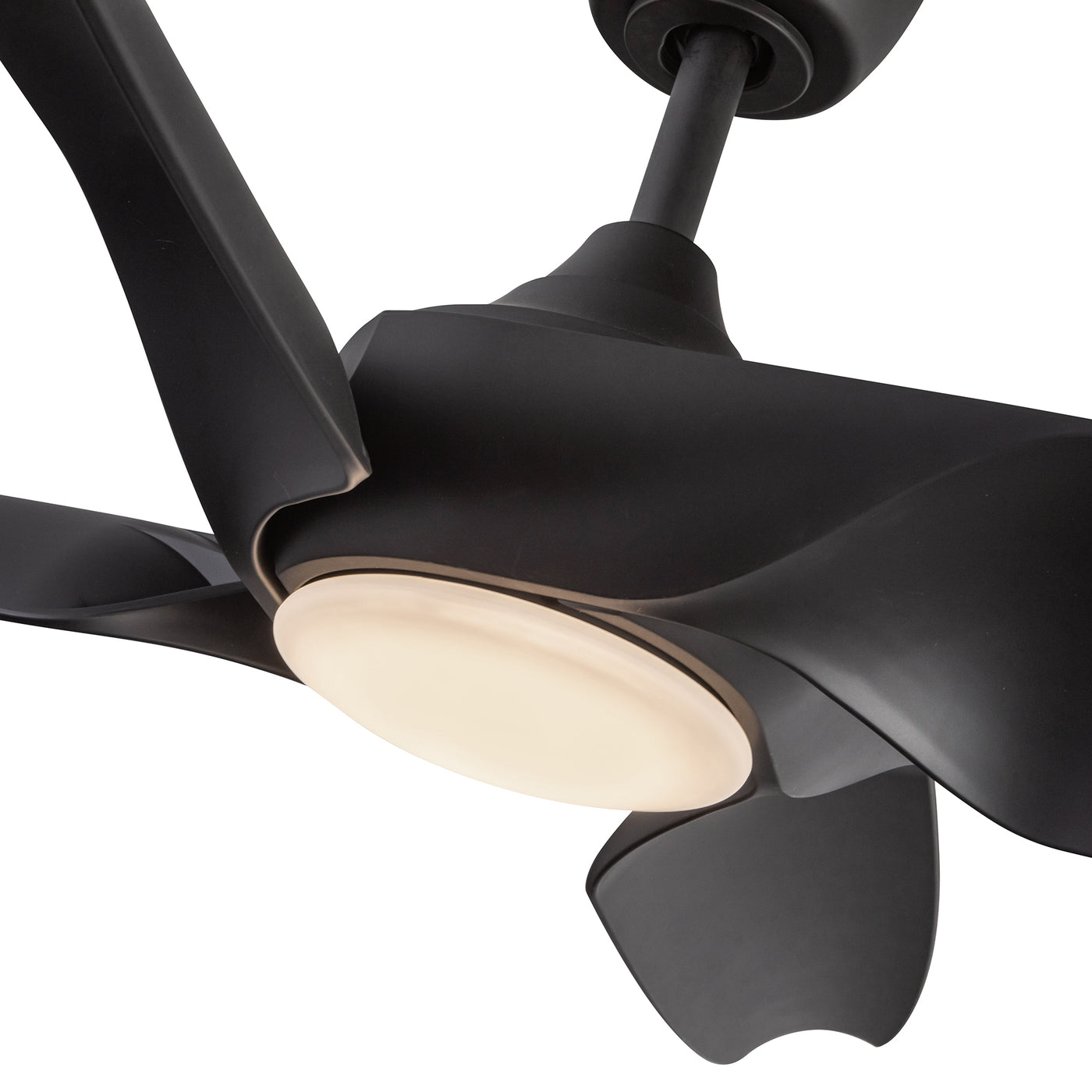 Coronado 56-in Matte Black Reversible DC LED Ceiling Fan
