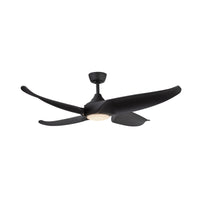 Coronado 56-in Matte Black Reversible DC LED Ceiling Fan