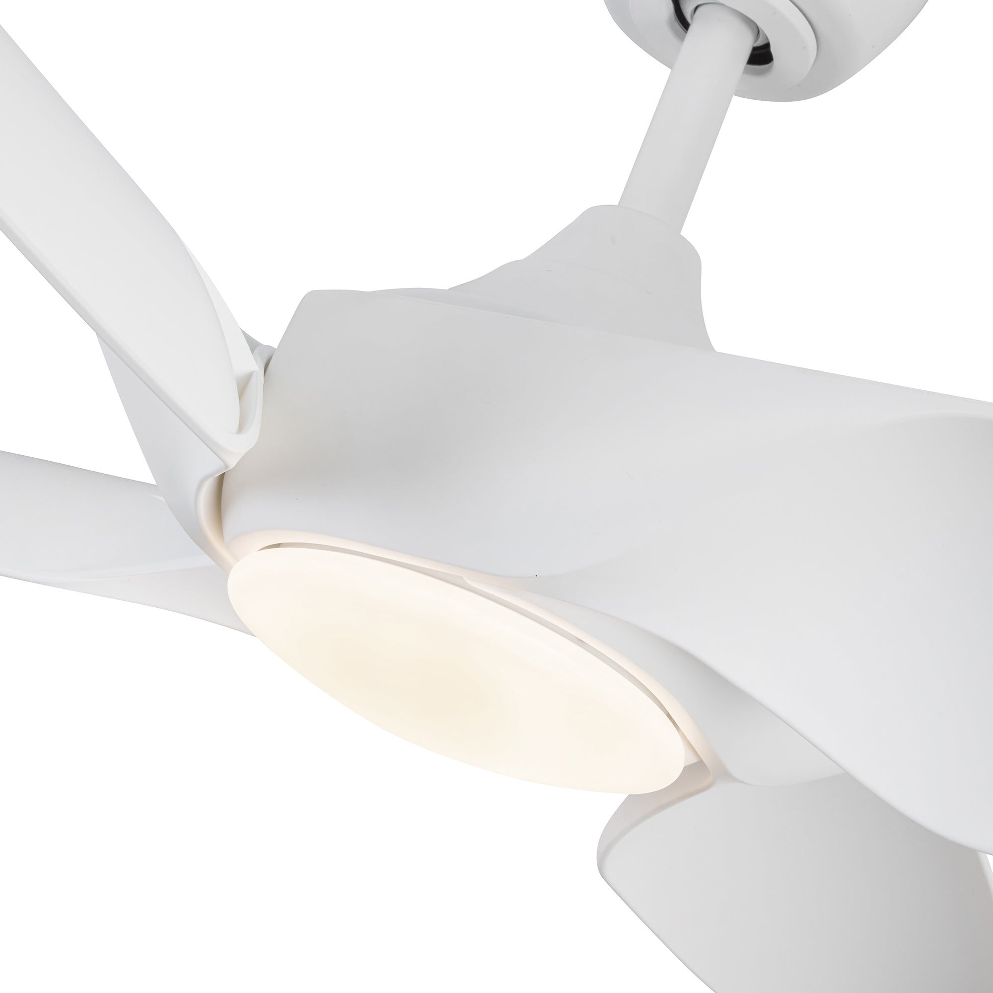 Coronado 56-in Matte White Reversible DC LED Ceiling Fan